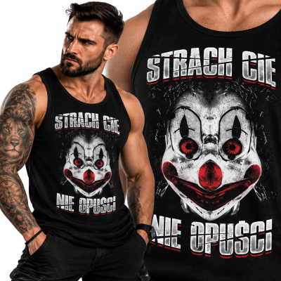TANK TOP HORROR STRACH CIĘ NIE OPUŚCI